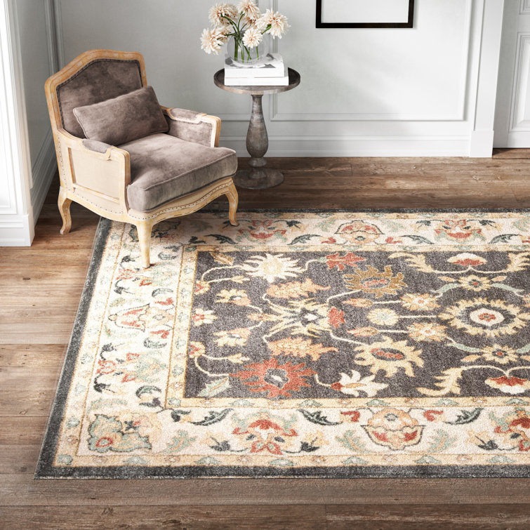 Kelly Clarkson Home Edley Oriental Slate Area Rug & Reviews Wayfair